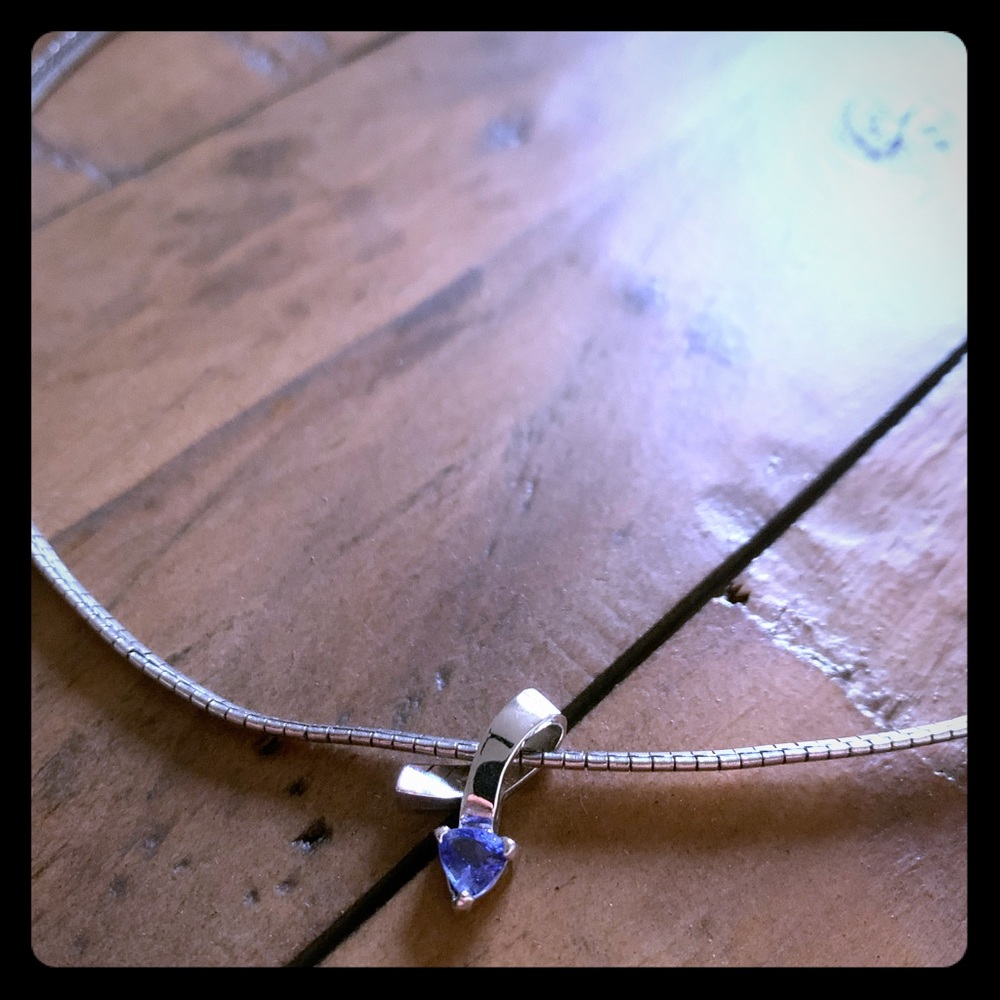 Tanzanite International diamond necklace